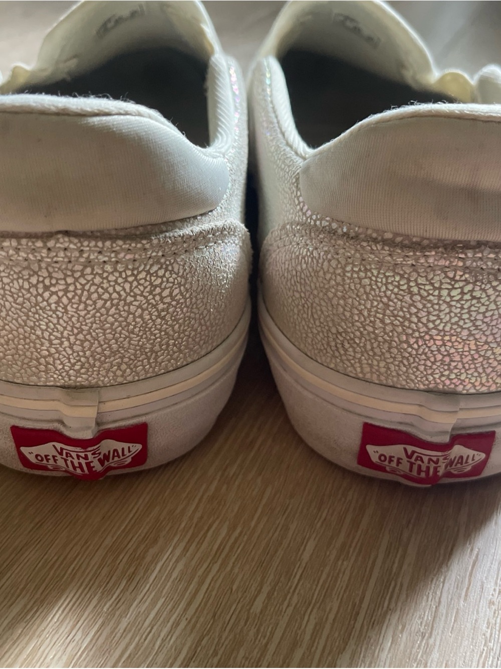 VANS Iridescent Asher Deluxe Comfort Ortholite Slip On Shoes - Picture 4 of 9